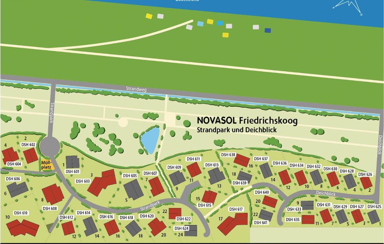 Friedrichskoog-Deichblick 12别墅 外观 照片
